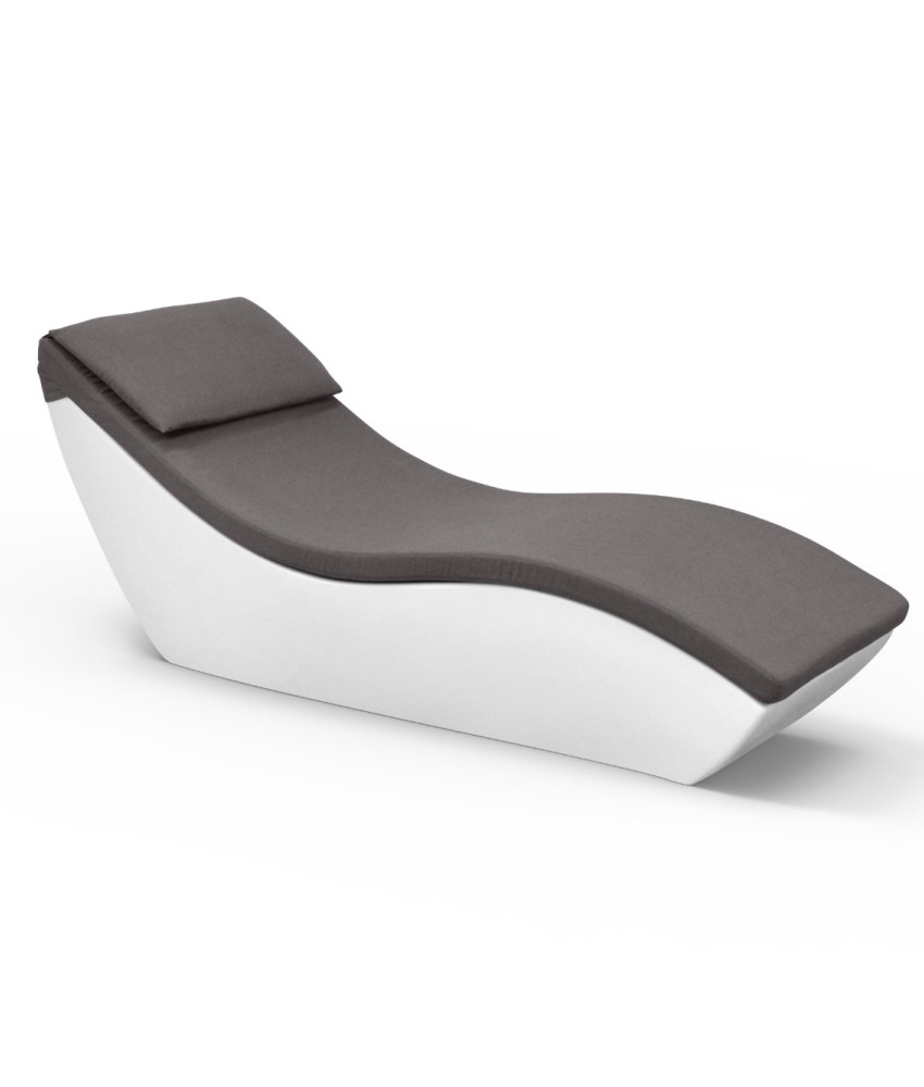 Spa Chaise Longue Finished in Outdoor White
