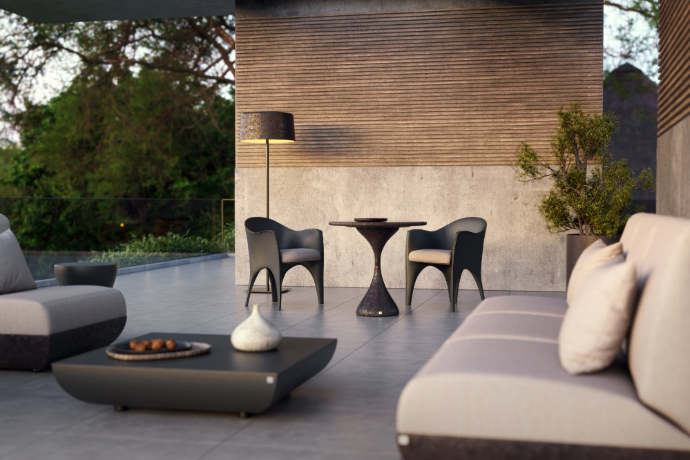 Melody Dining Table Volcanic Outdoor