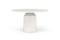 Siana dining table in white for outdoor