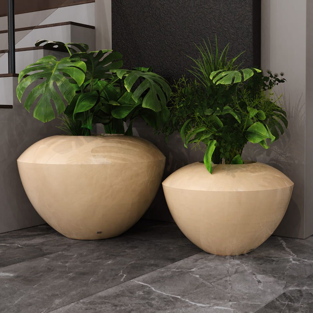 Spin small planters for indoor