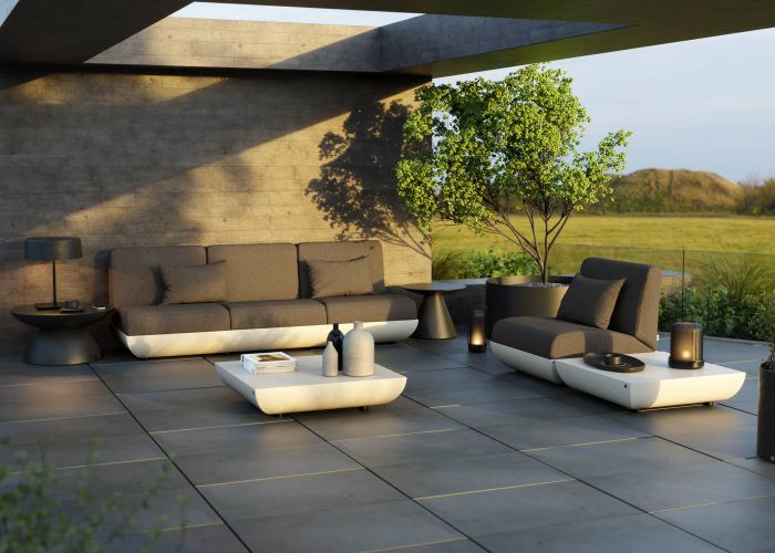 Victoria set of coffee tables and sofas for outdoor