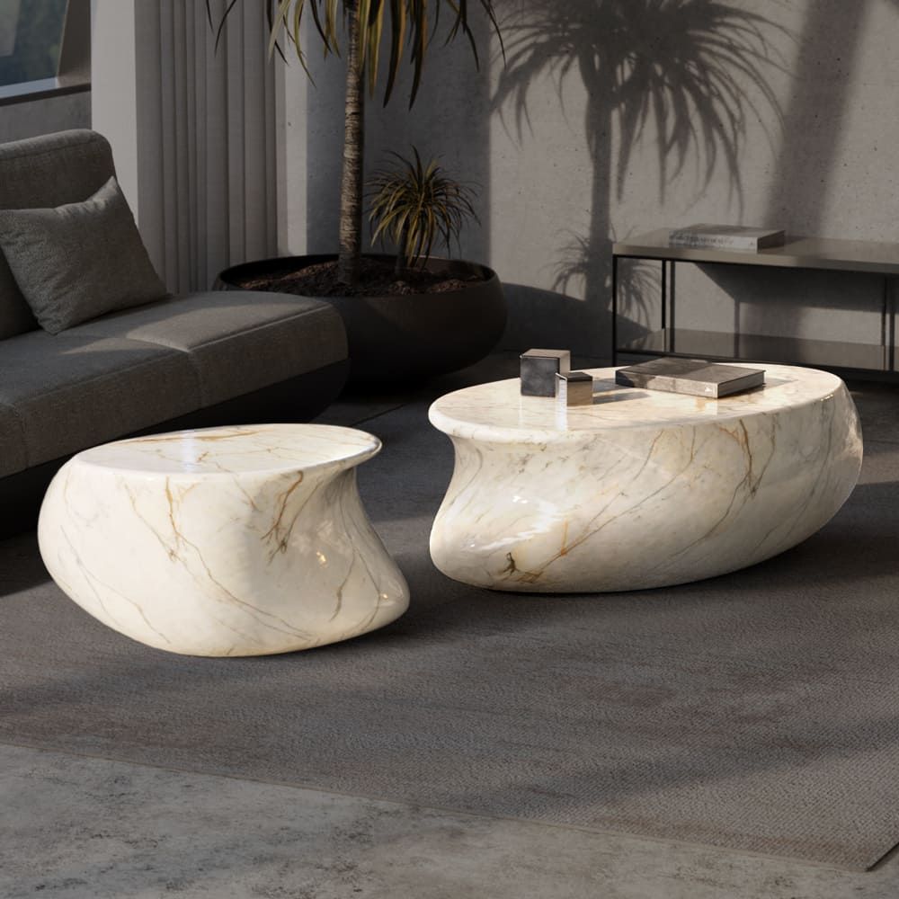Echo coffee tables for indoor