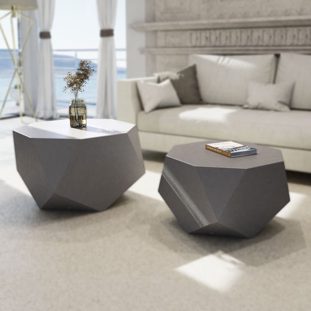 Diamond coffee tables for indoor
