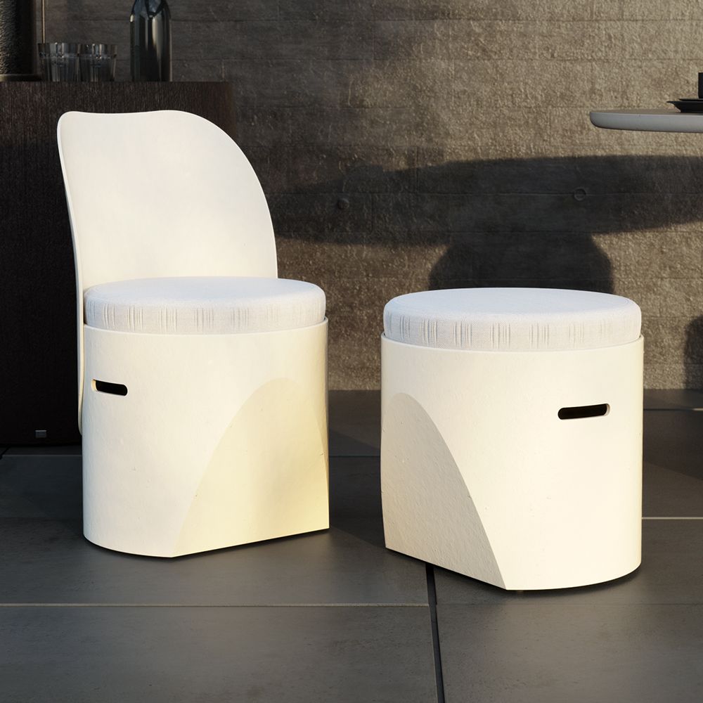 Cloe - Minimalist Chair and Stool for Modern Spaces