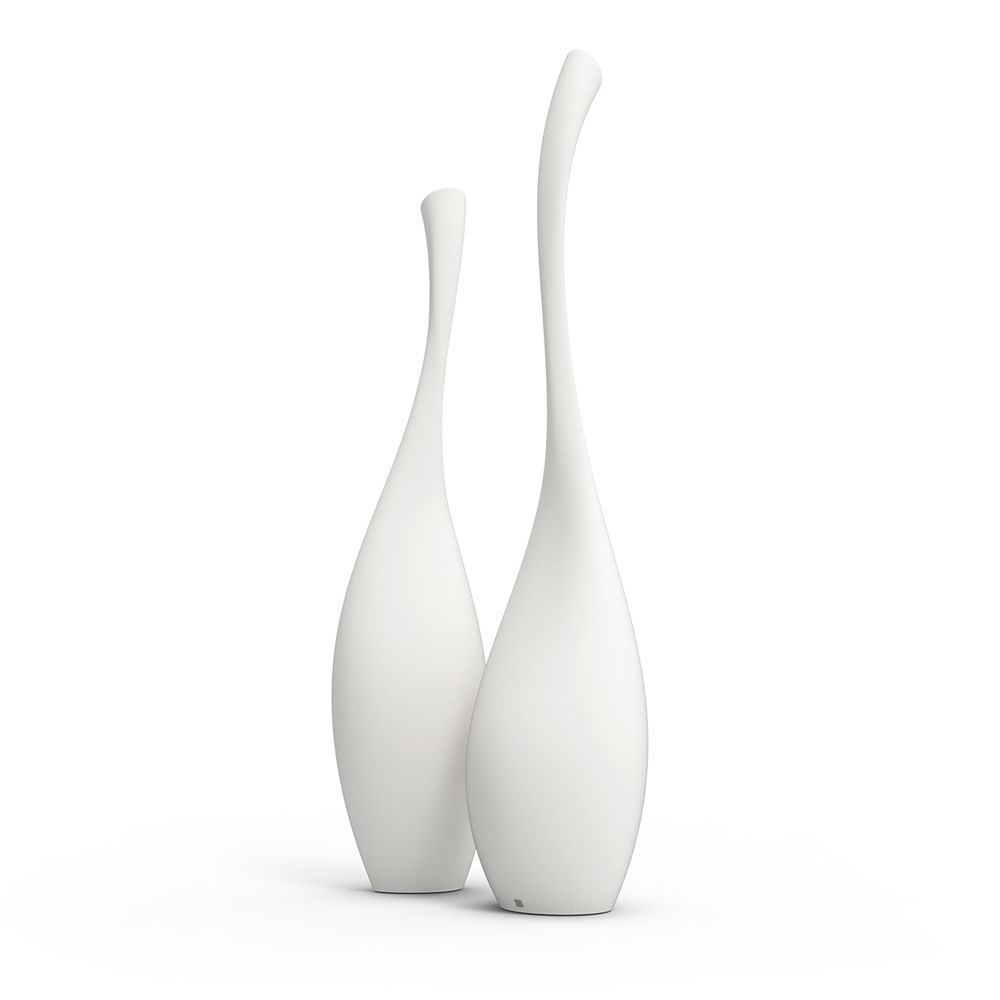 Solitray decorative pieces in white for outdoor
