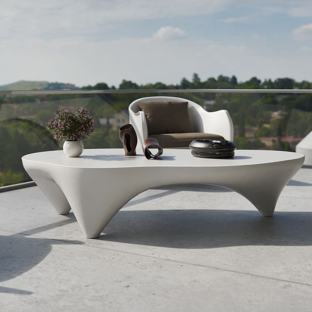 Gansk Side and Coffee Tables for Outdoor